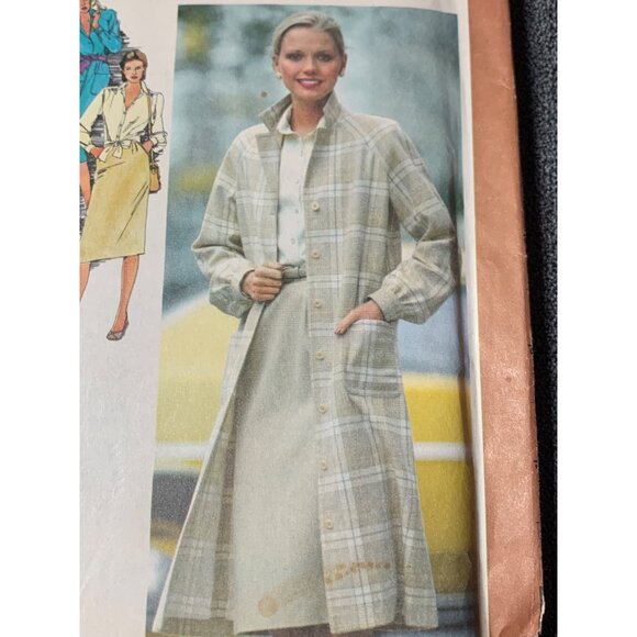 Simplicity Misses Coat Jacket Dress Skirt Blouse Sewing Pattern sz 10 9482 - unc - Picture 2 of 10